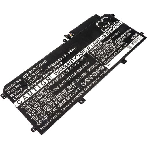 Battery Replacement Asus 0B200-02090100 C31N1610 for UX330 UX330C - 1