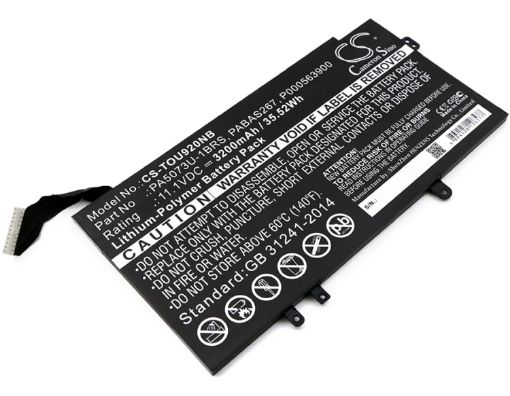 Toshiba Battery Replacement P000563900 PA5073U-1BRS PABAS267 PABSS267 for Satellite U920t U920T-100 - 1