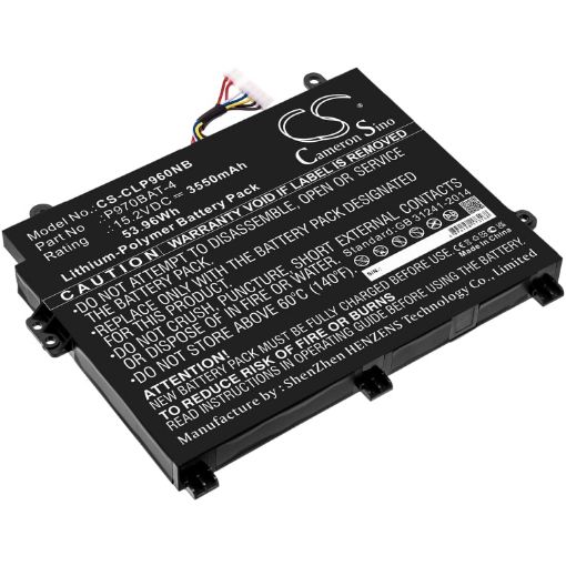 Battery Replacement Clevo P970BAT-4 for P960 P960EN-K - 1