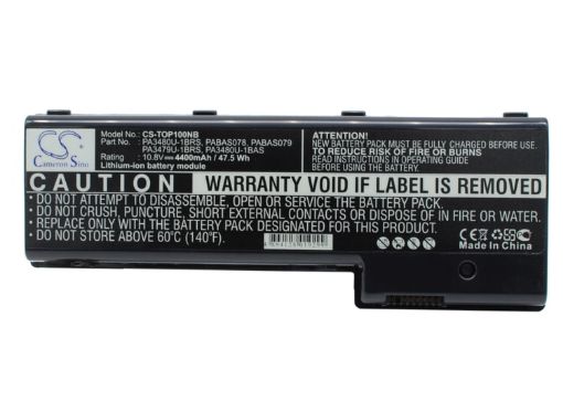 Picture of Battery Replacement Toshiba PA3479U-1BRS PA3480U-1BRS PABAS078 for Satellite P100 Series Satellite P100-102