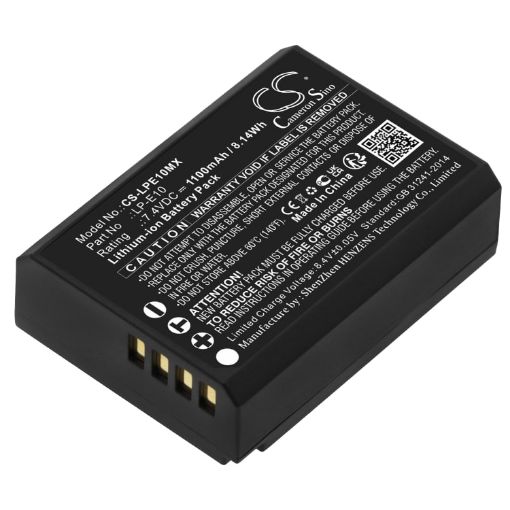 Canon LP-E10 Battery Replacement for DS126291 DS126491 - 1