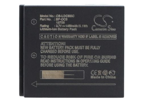 Picture of Battery Replacement Leica 18706 BP-DC8 EA-DC-8 for X1
