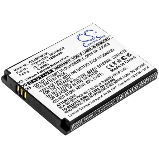 Battery Replacement Ingenico 296196699 F734A1953 for IMP627 - 1