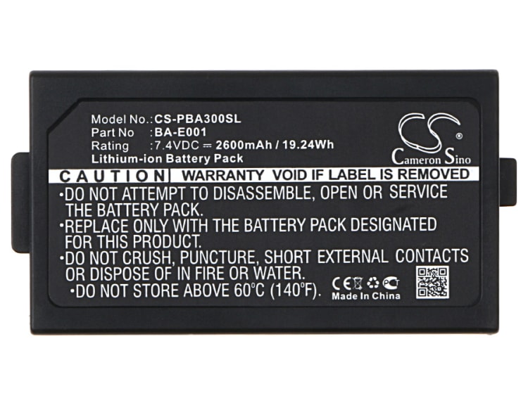 Brother BA-E001 Battery | 2600mAh Li-ion Printer Battery