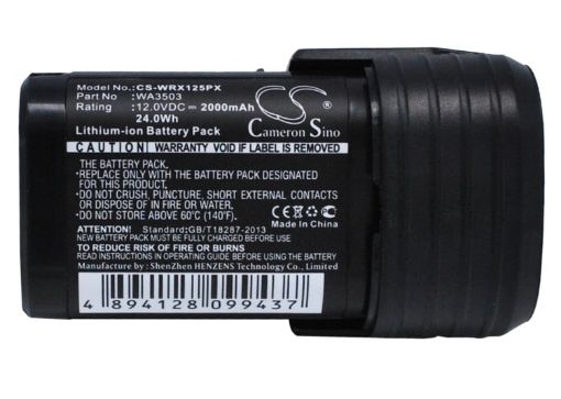 Picture of Battery Replacement Worx WA3503 WA3509 for WU288 WX125