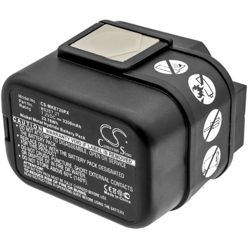 Atlas Copco BS2E7.2T Battery Replacement for PES7.2T - 1