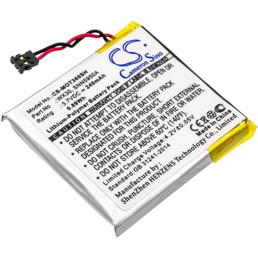 Motorola SNN5950A SNN5951A WX30 Battery Replacement for Moto 360 - 1