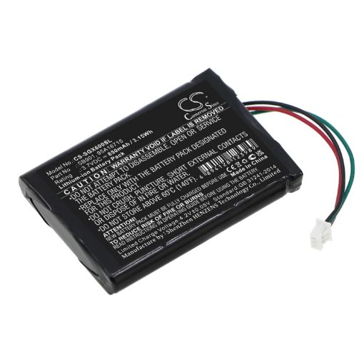 Picture of Battery Replacement Shure 95A16715 SB901 SB901A for MXW1 MXW1 Bodypack