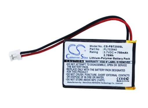 Picture of Battery Replacement Philips PL702840 for BT2500 BT2500B