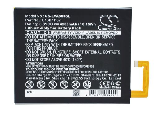 Picture of Battery Replacement Lenovo L13D1P32 for IdeaPad A5500 IdeaPad A8