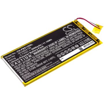 Ematic NV3854120 Battery Replacement for KIDS PBSKD12 PBKRWM5410 - 1