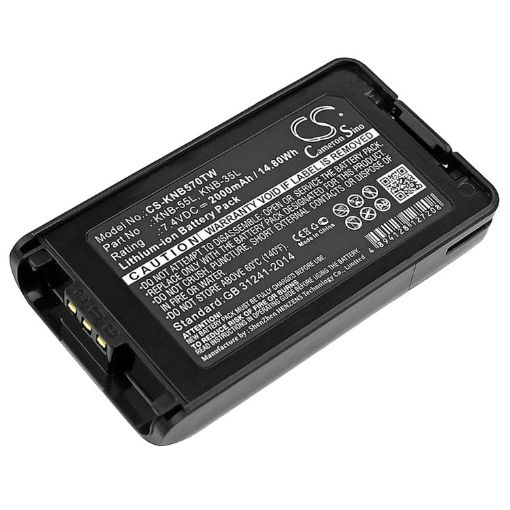 Kenwood KNB-24L KNB-35L KNB-55L Battery Replacement for NX-220 NX-320 - 1