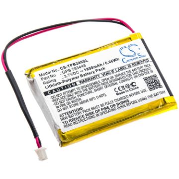 Telex GPB 783448 Battery Replacement for PB24N PB24ND-TX - 1