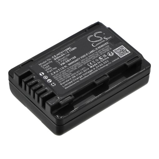 Panasonic VW-VBY100 Battery Replacement for HC-V110 HC-V110G - 1