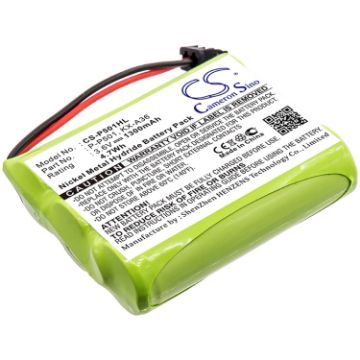 Panasonic HHR-P501 HHR-P505 Battery Replacement for KX-A36 KX-TCA14 - 1