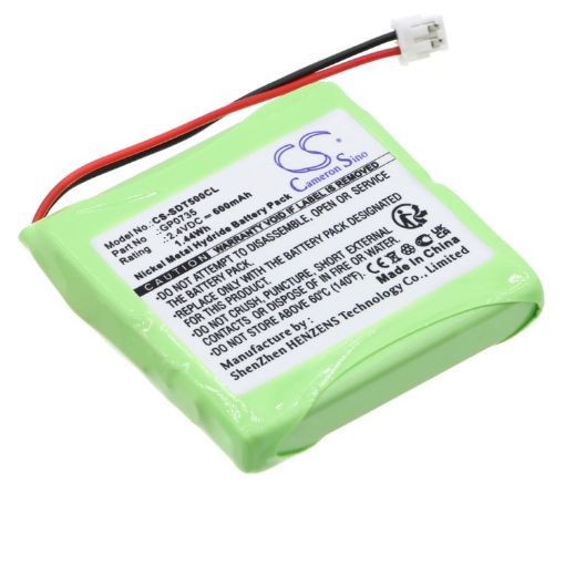 Picture of Battery Replacement Tevion 5M702BMXZ GP0735 GP0747 GP0748 GP0827 GP0845 for DECT Telefone MD82772