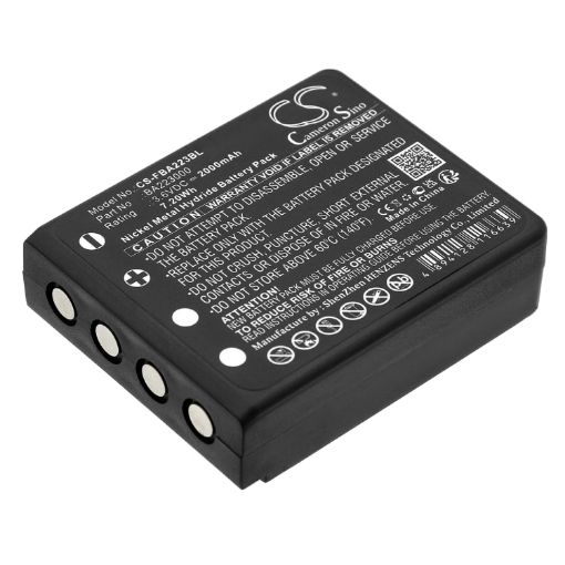 Battery Replacement Hbc BA223000 BA223030 FUB6 for Radiomatic Keynote Linus 4 - 1