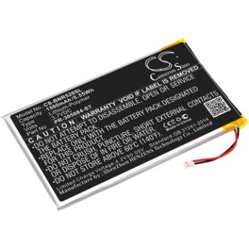 Battery Replacement for Barnes & Noble PR-305084-ST BNRV520 GlowLight 3 - 1