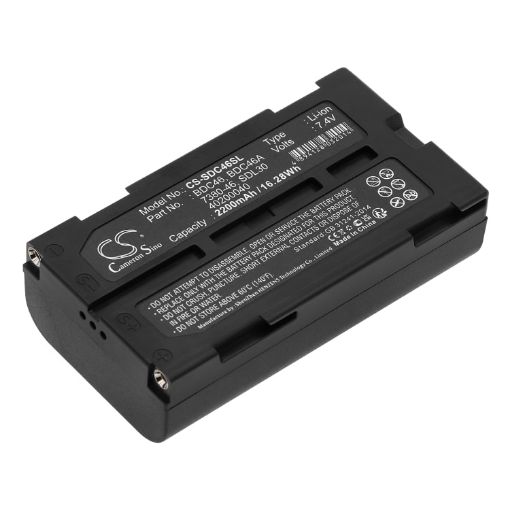 Battery Replacement Sokkia 40200040 7380-46 BDC46 BDC-46 BDC46A BDC-46A BDC46B BDC-46B BDC-46C for SET300 - 1