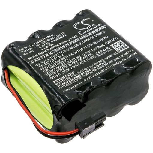 Martel 85804 BP-33 DC16 Battery Replacement for BetaGauge 330 - 1