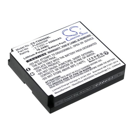 Battery Replacement Twonav PL605056P for Aventura Aventura 500 - 1