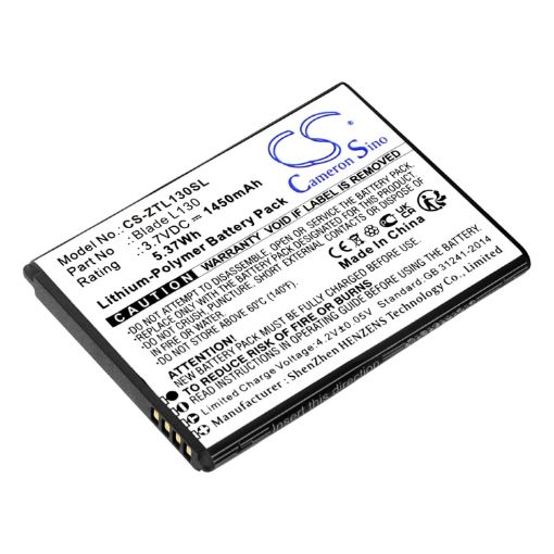 ZTE Li3816T43p4h604550 Battery Replacement for Blade L130 GRAND MAX - 1