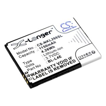 Replacement Battery Nokia BL-L4E for 2660 Flip 4G - 1