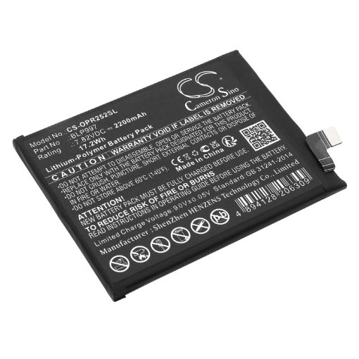 Oppo BLP997 Battery Replacement for CPH2525 CPH2541 - 1
