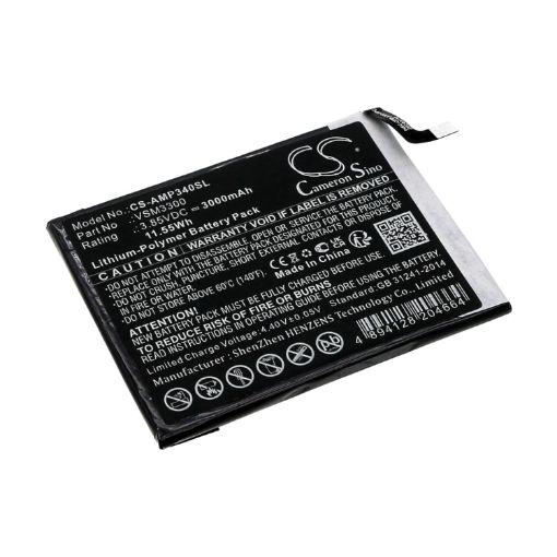 AT&T VSM3300 Battery Replacement for Fusion Z Maestro Plus - 1