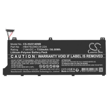 Battery Replacement Honor HB4792Z9ECW-22A for Magicbook 14 i7-1165G7 - 1