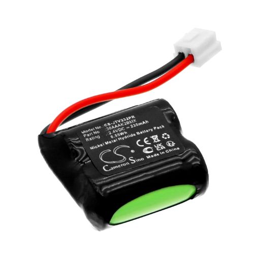 Battery Replacement Jtech 232020 243BH-UU2P for Commpass VOICE PAGER - 1