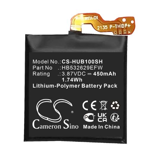 Replacement Battery Huawei HB532629EFW for MYL-B10 RUN-B19 - 1