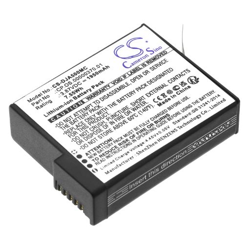 Replacement Battery for DJI Osmo Action 5 BCX204-1950-3.87 CP.OS.00000370.01 - 1