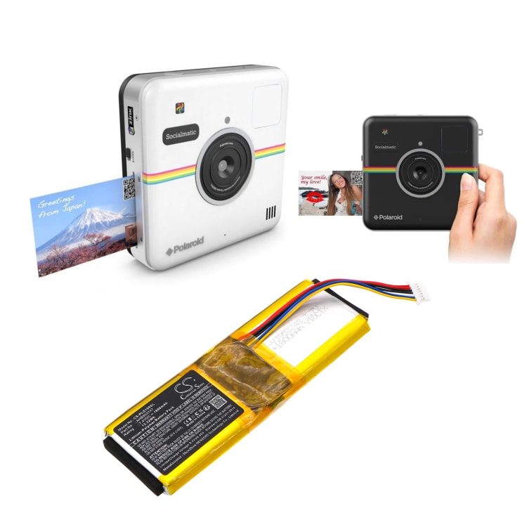 Batterie 1800mAh AHB953747 Li-Po Pour Polaroid SocialMatic Instagram