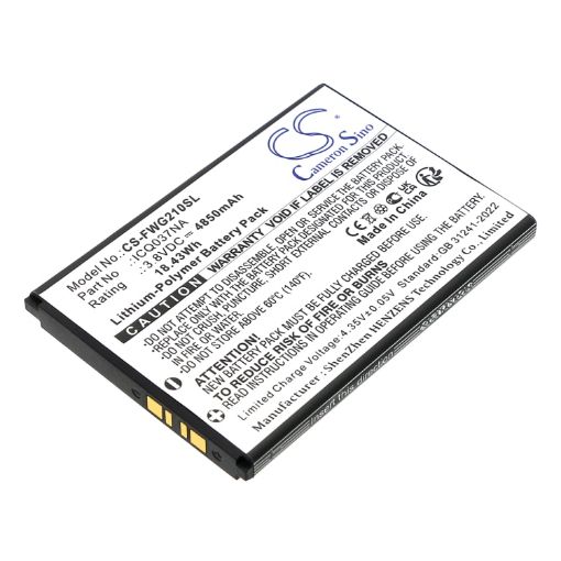Replacement Battery for T-Mobile ICQ037NA JEXtream RG2100 - 1