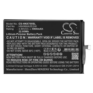 Honor HB4966A2EGW Battery Replacement for CLK-LX1 LX2 - 1