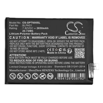 Replacement Battery for Realme GT 6T - Oppo BLPA51 - 1