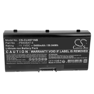 Replacement Battery Clevo PB50BAT-6 for NH55ADY NH57AF1 - 1