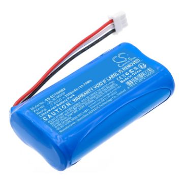 Battery Replacement 2ICR18650P for Euro-150TEi/Euro-50TEi - 1