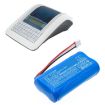 Battery Replacement 2ICR18650P for Euro-150TEi/Euro-50TEi - 6