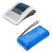 Replacement Battery Elcom 2ICR18650P for Euro-150TEi/50TEi - 6