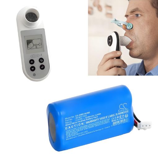 Battery Replacement 36-BAT1043 for Micro1 Spirometer OM11861 - 1