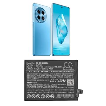 Oneplus BLPA33 Battery for 12R 5G Ace 3 5G Replacement - 1