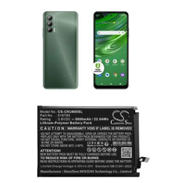Replacement Battery for Cricket 516793 - Outlast U680AC - 1