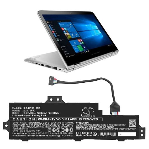 Lenovo L21C2PJ0 L21D2PJ0 L21L2PJ0 Battery for Pavilion x360 13-u018TU - 1