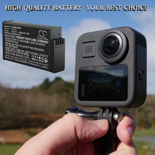 Replacement Battery GoPro CPPB1B for Max 2 MAX2 - 1