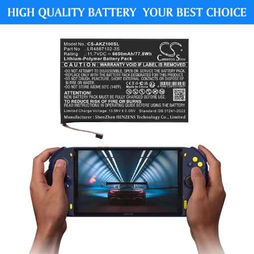 Replacement Battery Aokzoe LR4867102-3S for A1L A1 Pro - 1