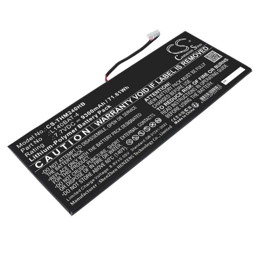 Replacement Battery L140BAT-4 for Thunderobot MixBook Air - 1