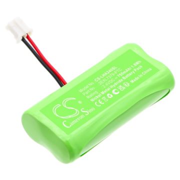 Battery for Flexcat Remote: 2EXL7379-PTC NH2.4V Flexmike Replacement - 1