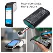 Battery Replacement Verifone BPK278-502 for Carbon Mobile 5 CM5P - 6